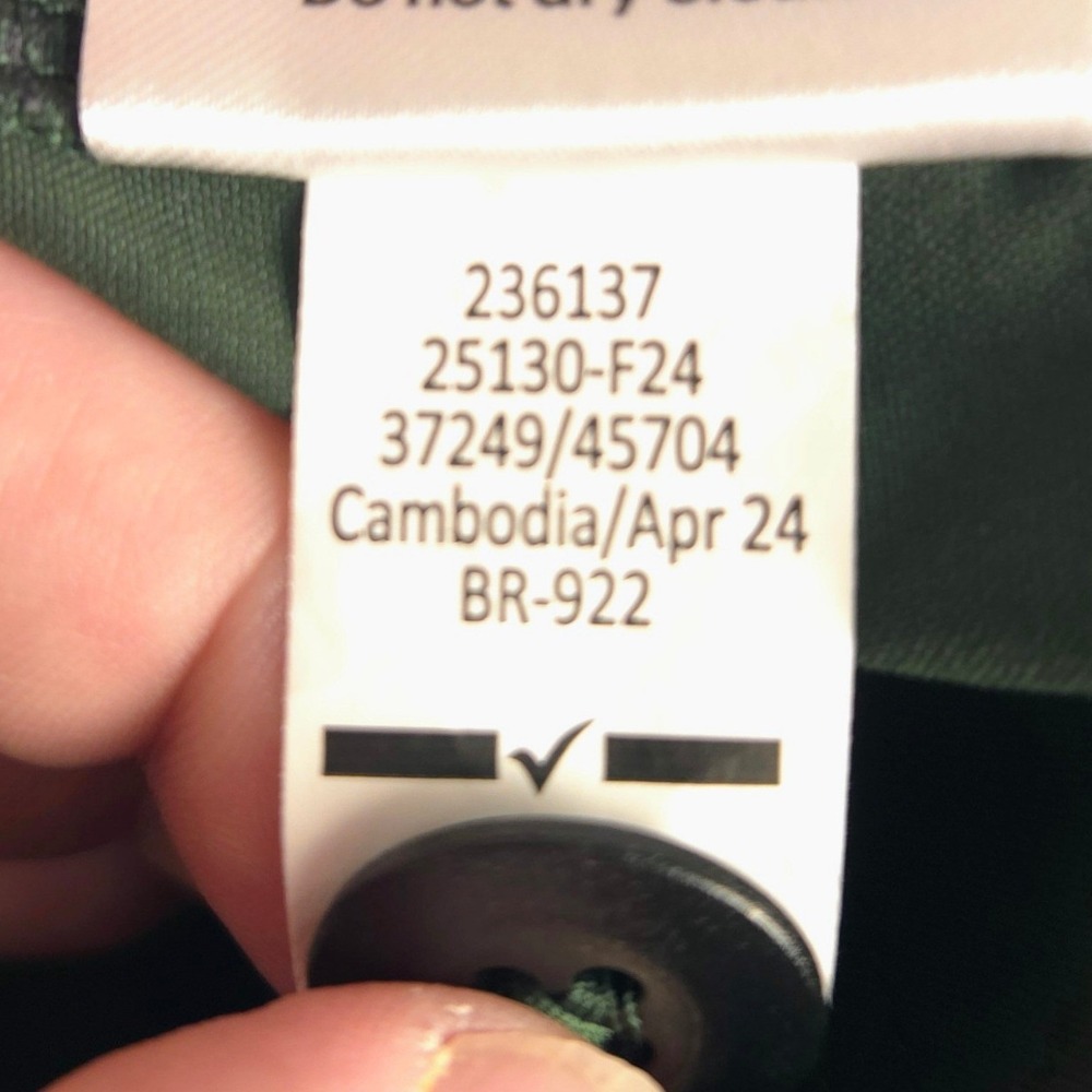 REI Co-op Trailmade Pants Mens Green Outdoor 25130 32x30 (Fits 31x29) READ - Picture 4 of 8
